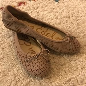 Sam Edelman Felicia flats-taupe/suede sz 7.5
